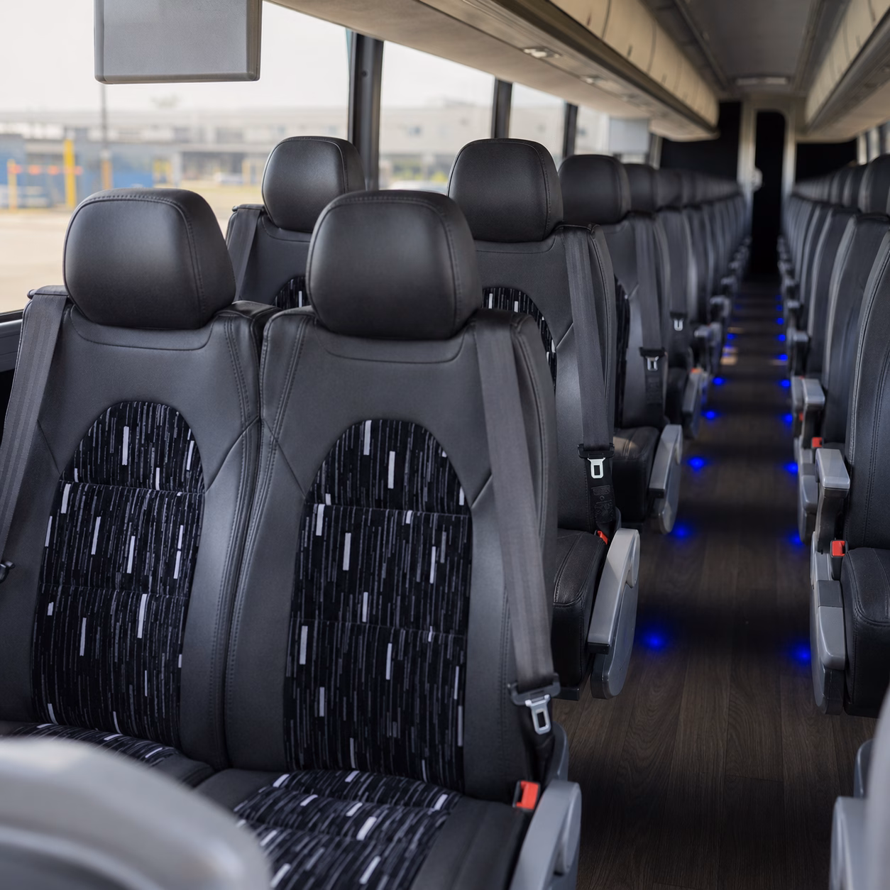 bellevue bus rental service area
