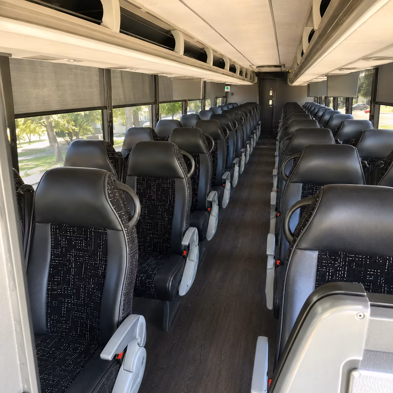 bellevue charter bus services inside